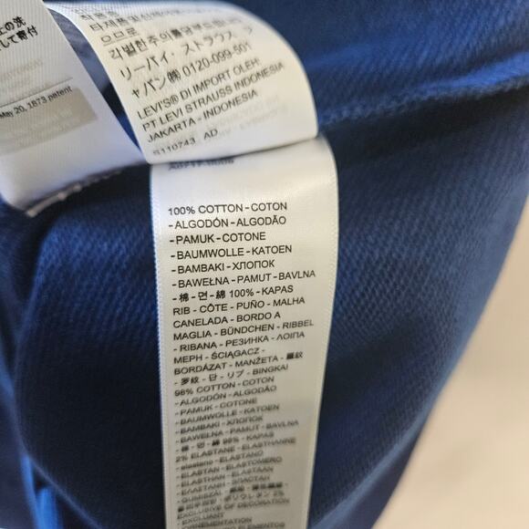 Levi's Men's Blue Crewneck Sweatshirt Relaxed XL - Picture 6 of 9